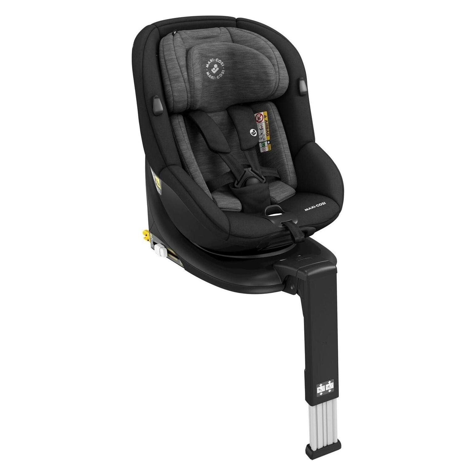 Maxi-Cosi, Kindersitz, Mica Authentic Black (Reboarder, ECE R129/i-Size Norm)