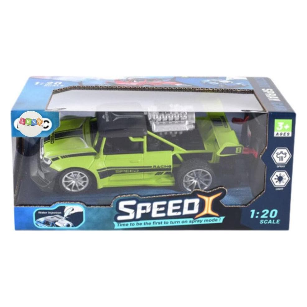 Lean Toys Rc Ferngesteuertes Auto 1:20 Lichter Rauch-Effekt Grün