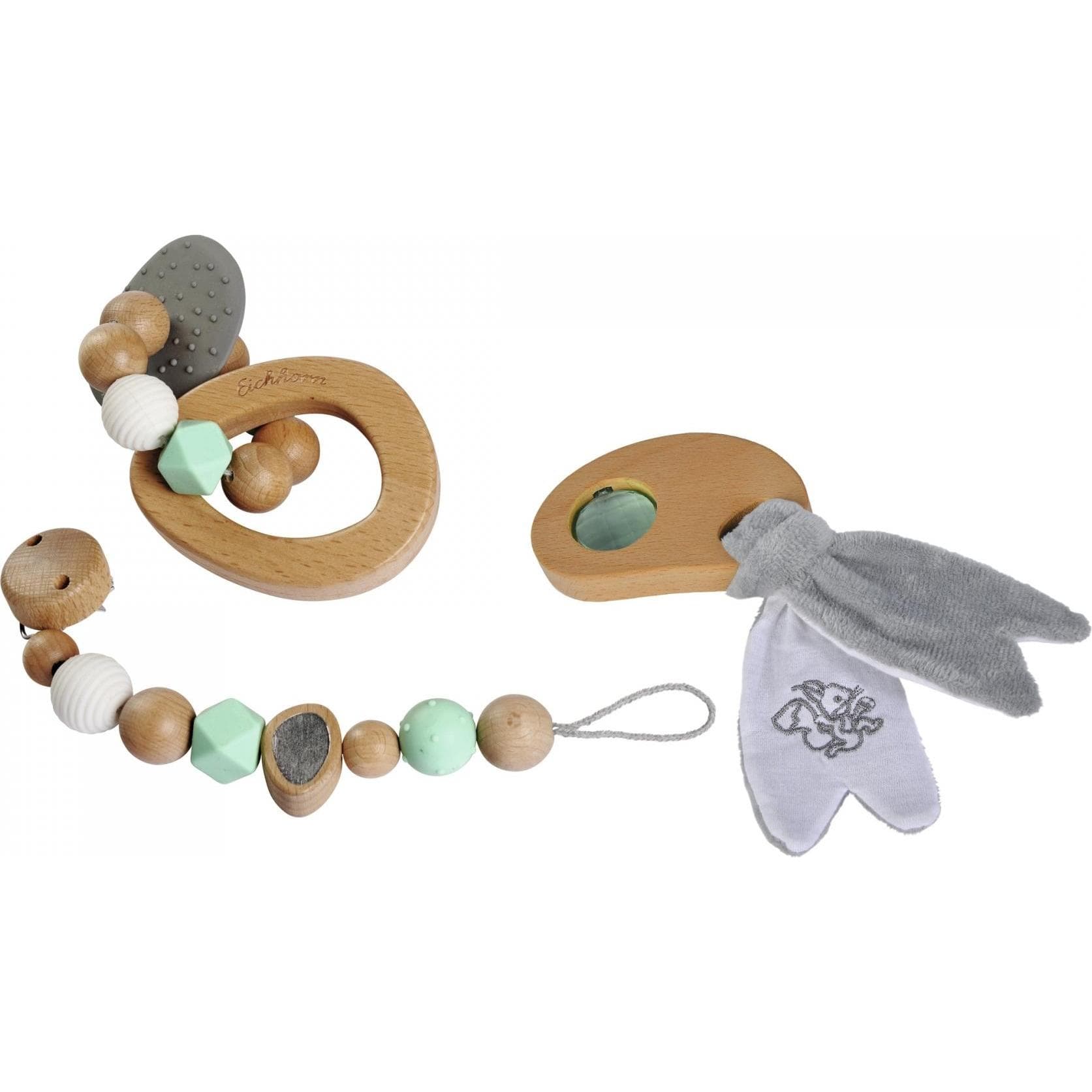 Eichhorn, Greifling, Baby Pure Houten Cadeauset, 3dlg.