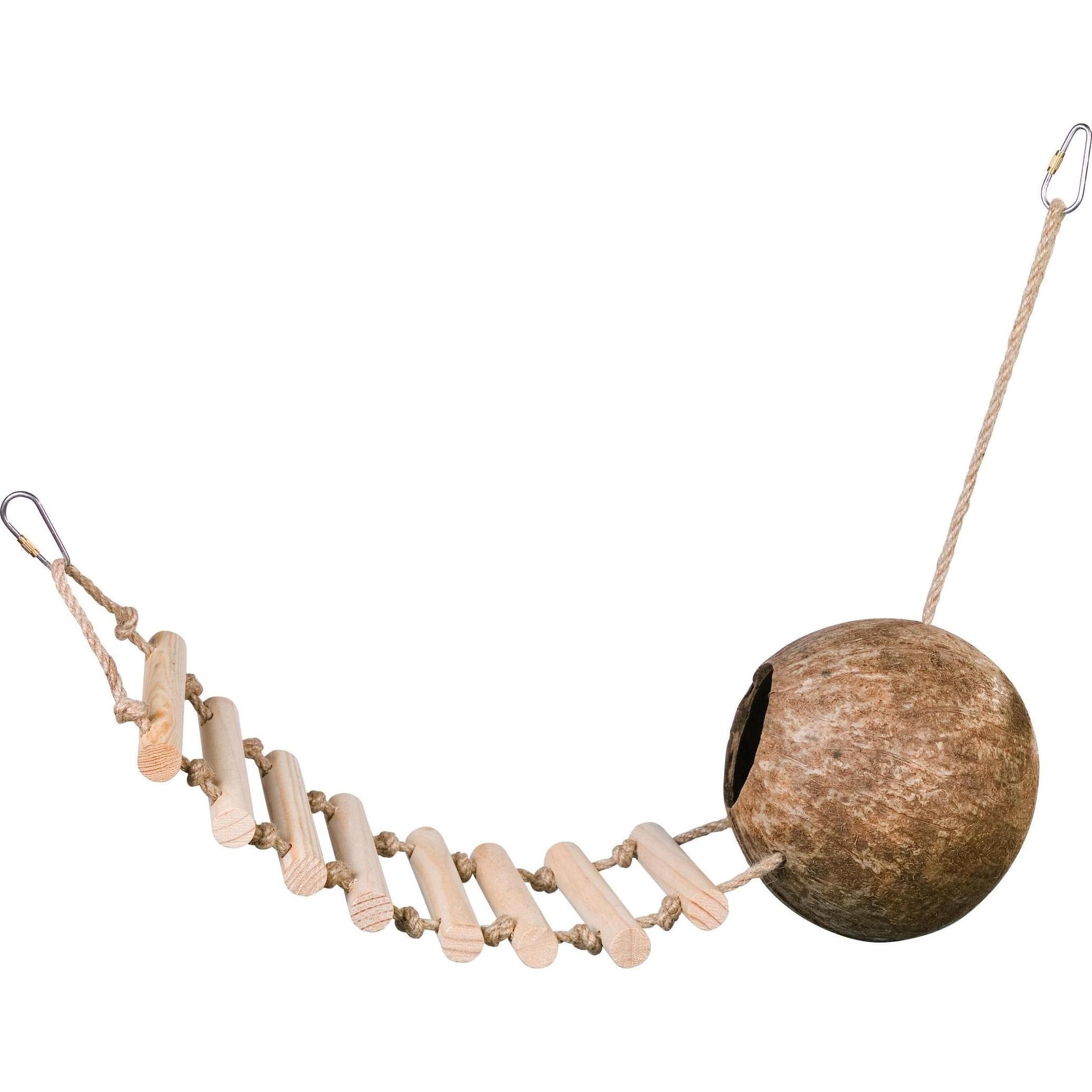 Nobby Kokosnuss-Haus mit Leiter, Kleintierstalleinrichtung