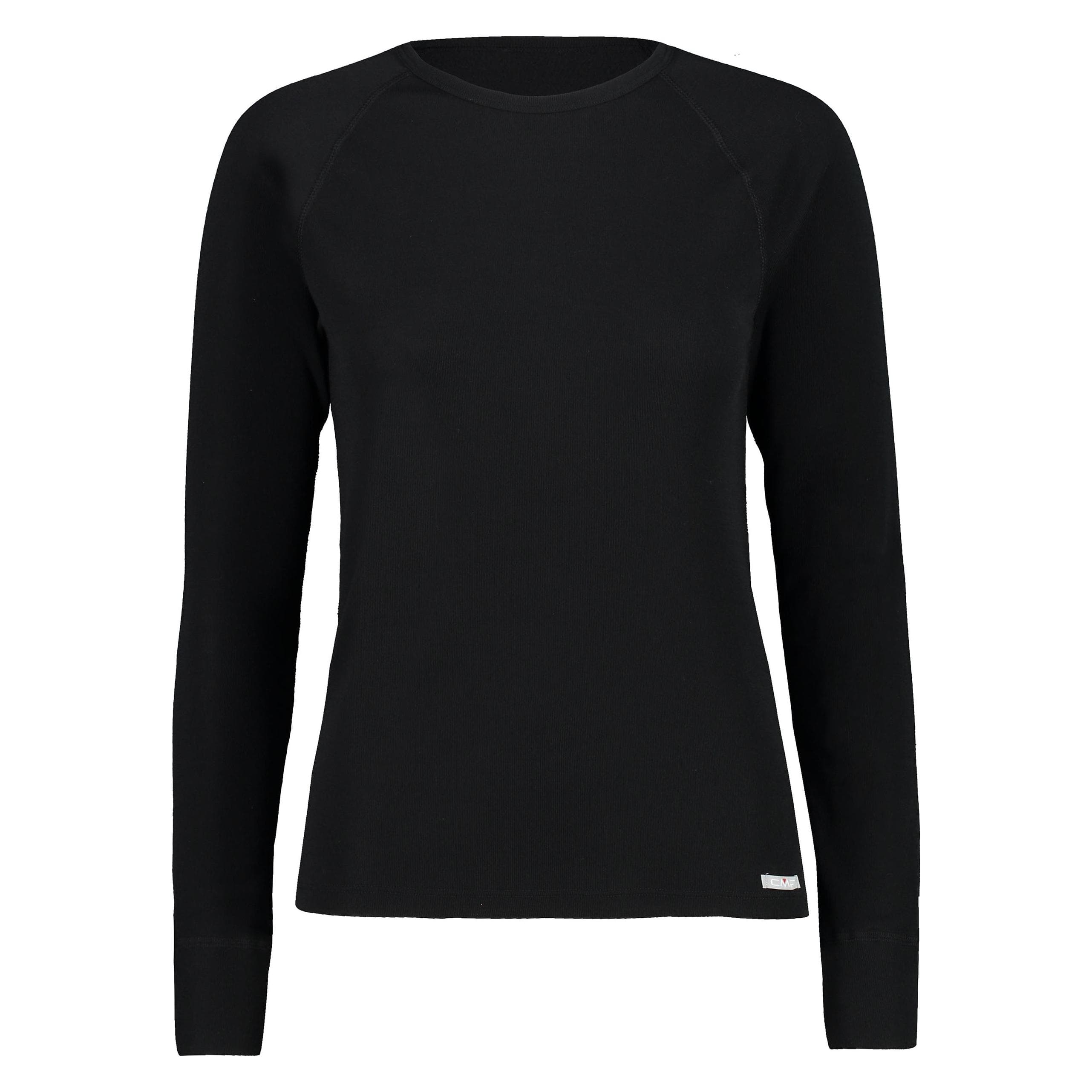 CMP Campagnolo, Damen, Funktionsshirt, Sweat Longsleeve (46), Schwarz, 46