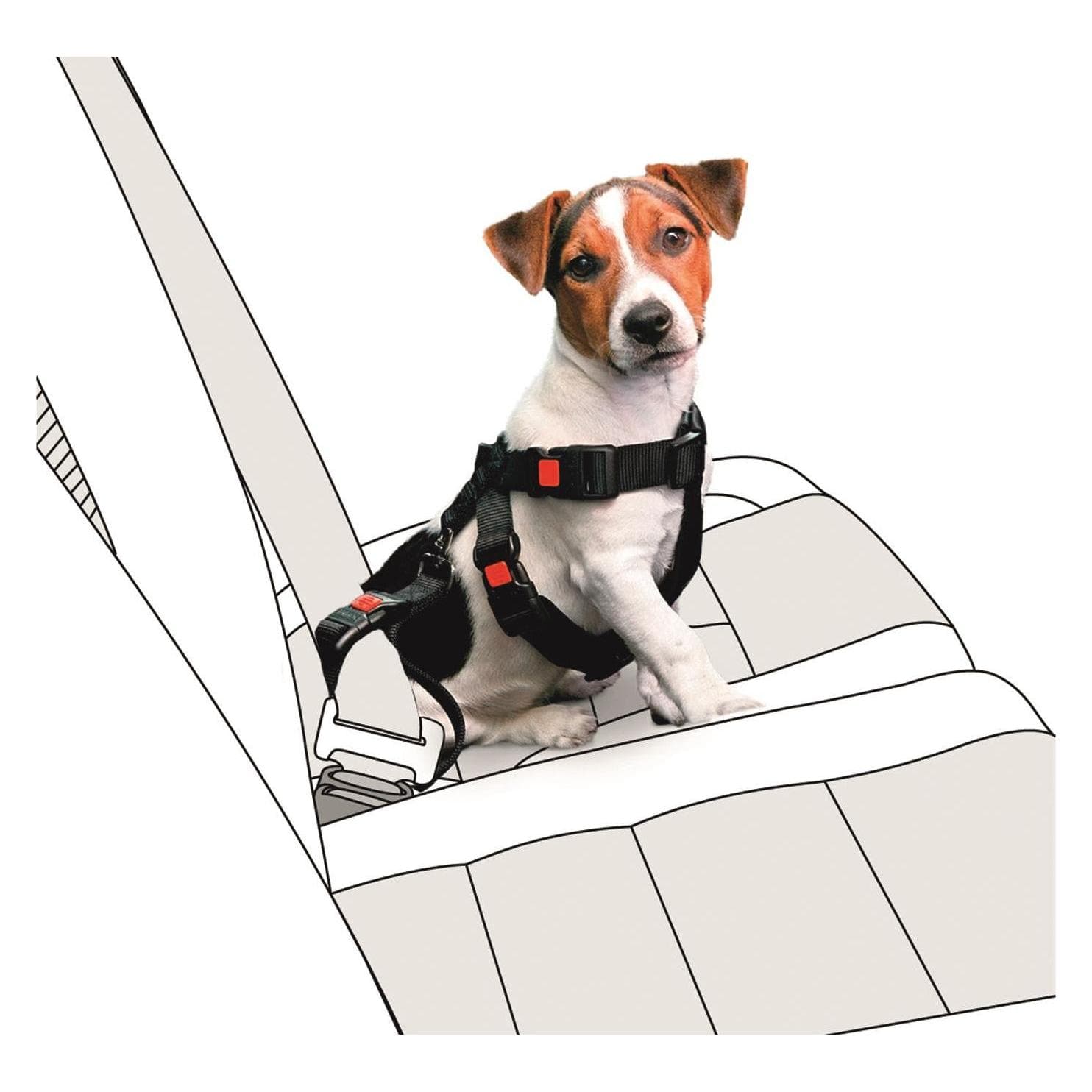 Karlie Auto-Sicherheitsgeschirr Nylon (Hund), Tiertransport