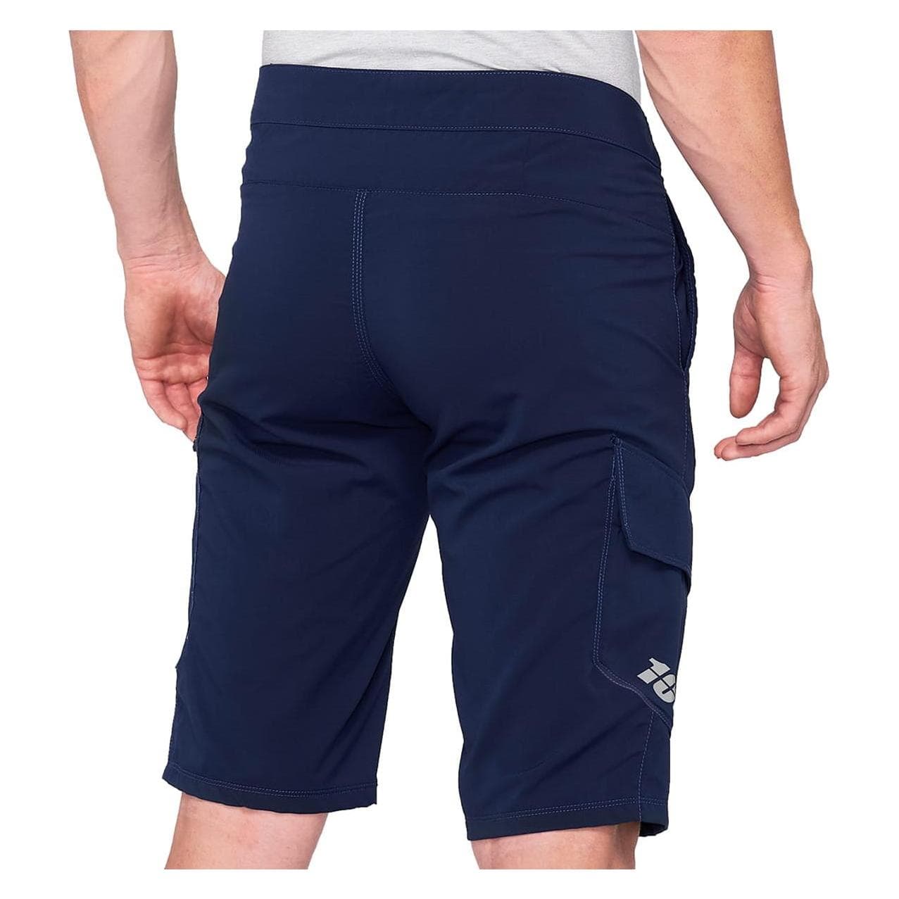 100%, Herren, Velohosen, Ridecamp Shorts (M), Blau