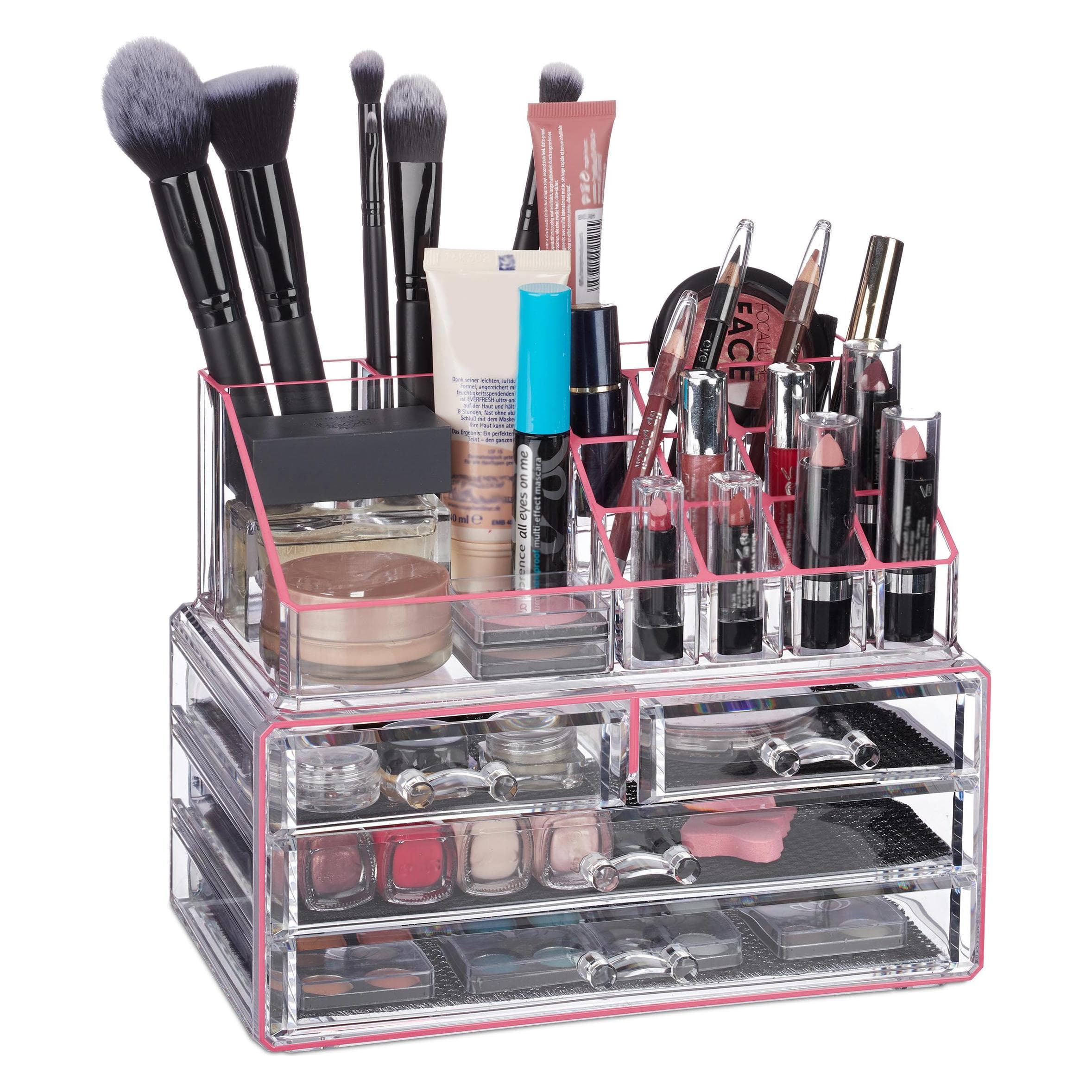 Relaxdays, Badaufbewahrung, Makeup Organizer
