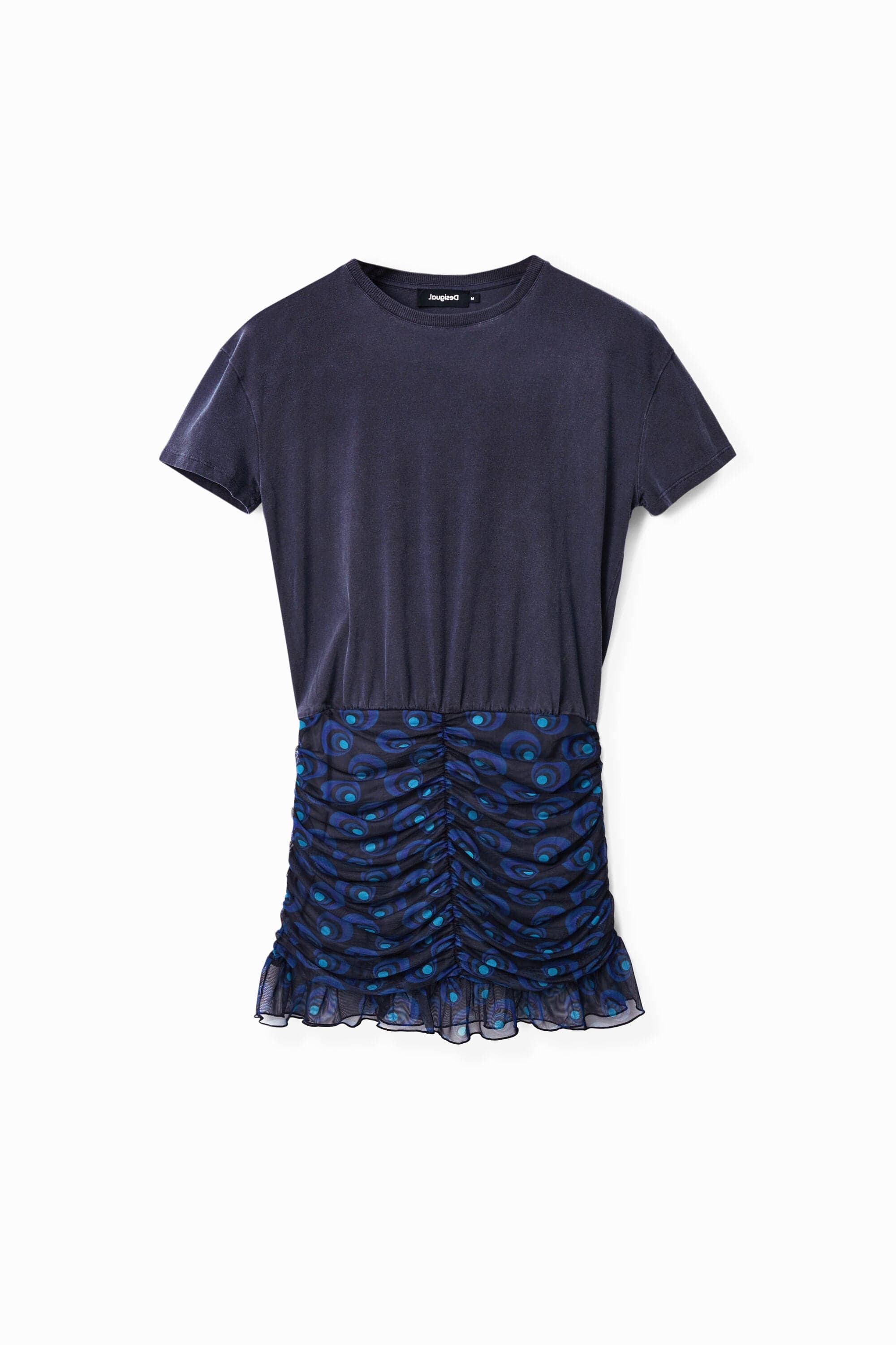Desigual, Kurzes, zweiteiliges Kleid, Blau, S