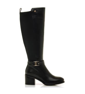 Mariamare für Damen. 63601 Stiefel Onore schwarz (39), 3 bis 5 cm, Reißverschluss, Lässig