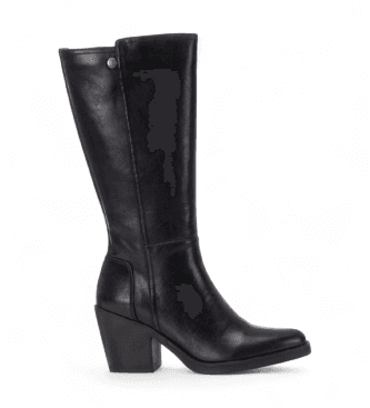 Refresh für Damen. 17203301-NEGRO Stiefel 172033 schwarz (37), 3 bis 5 cm, Reißverschluss, Lässig